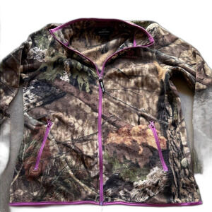Mossy oak  camo Women's Brown and Pink Jacket Large
